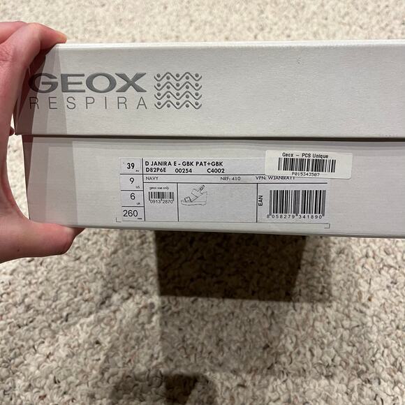 NEW Geox Respira Janira Wedge Espadrille Sandals Sz EU 39 US 9 Americana - Picture 3 of 5